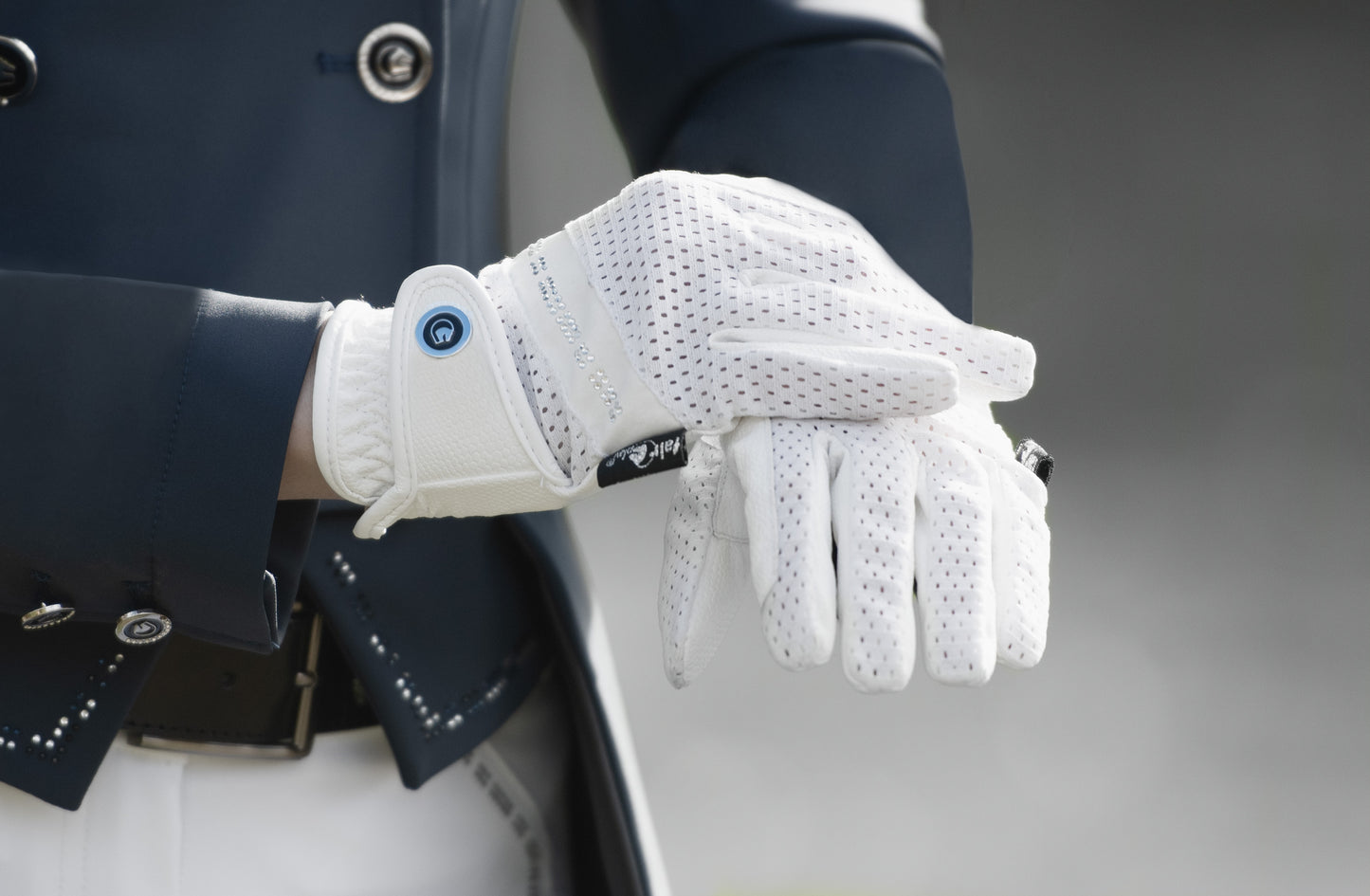 Fairplay Flash Competition Riding Gloves-white