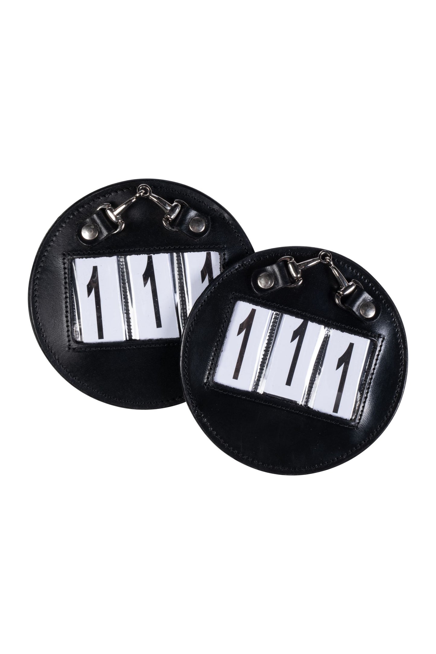 Competition Numbers-Croc patent leather Bit detail/pair