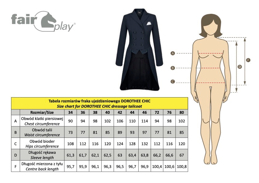 Fairplay Tailcoat Show jacket FP DOROTHEE CHIC ROSEGOLD