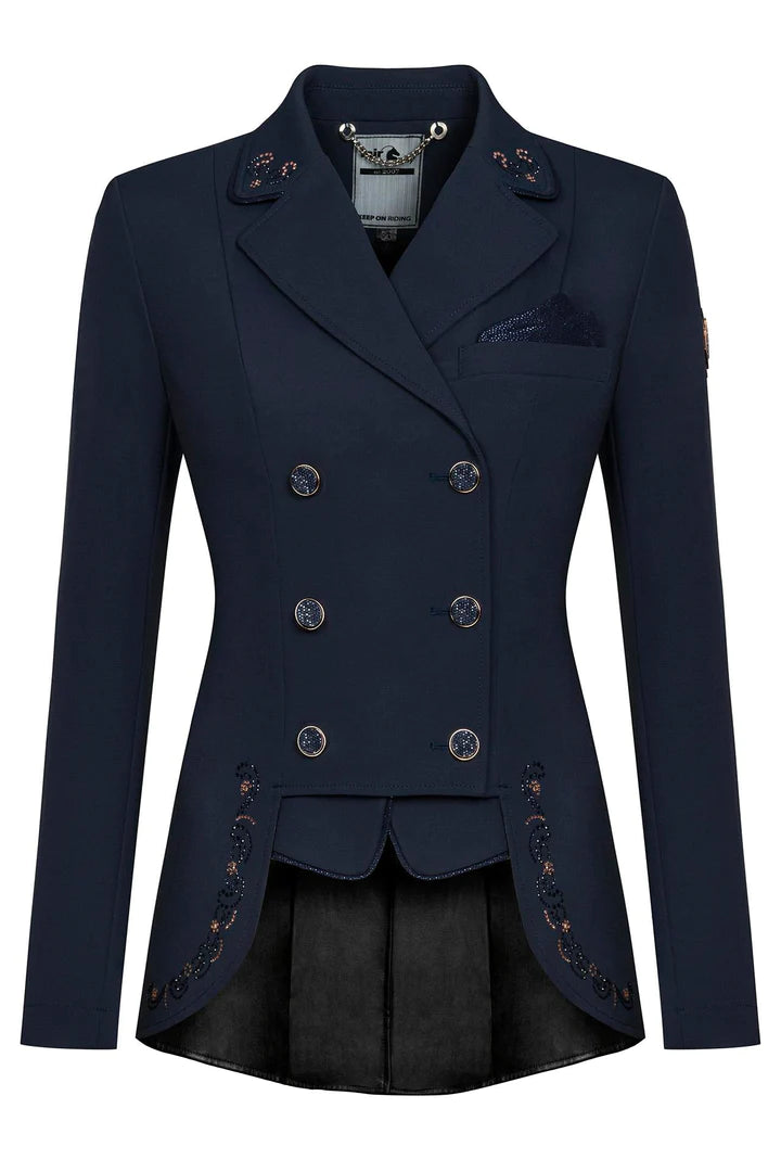 Fairplay Lexim Chic Competition Jacket - Navy-Rose Gold Ltd Edition