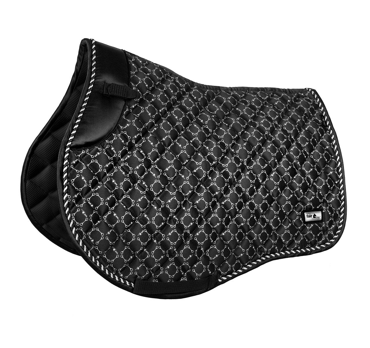Fairplay Maxx Bits Saddle Pad - GP/Close Contact Black