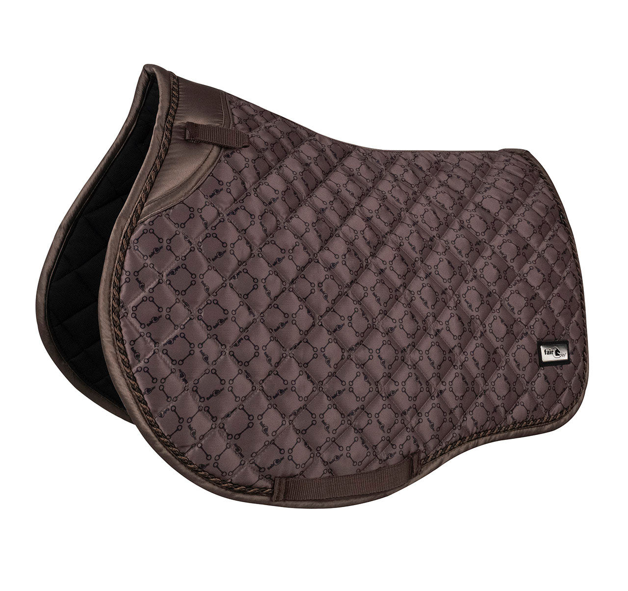Fairplay Maxx Bits Saddle Pad - GP/Close Contact Taupe Grey