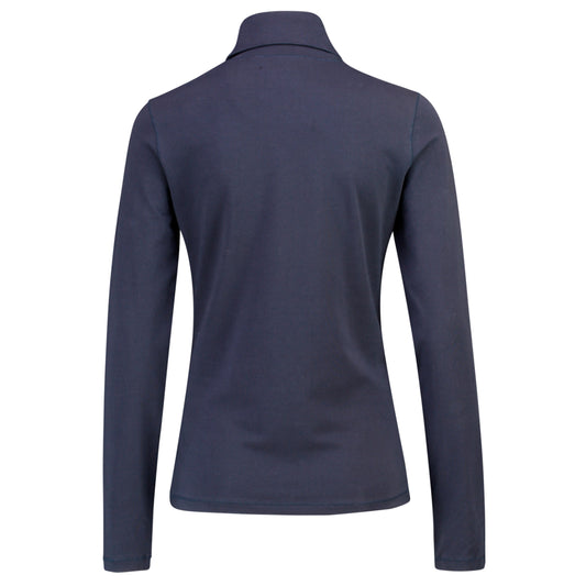 HV Polo Cecile-Long sleeve top-Navy