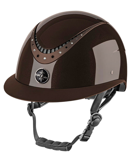 Fairplay riding Helmet FP APOLEUS SHINY Wide Visor-Brown