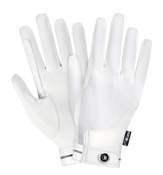Fairplay Revel Riding Gloves-Competition White