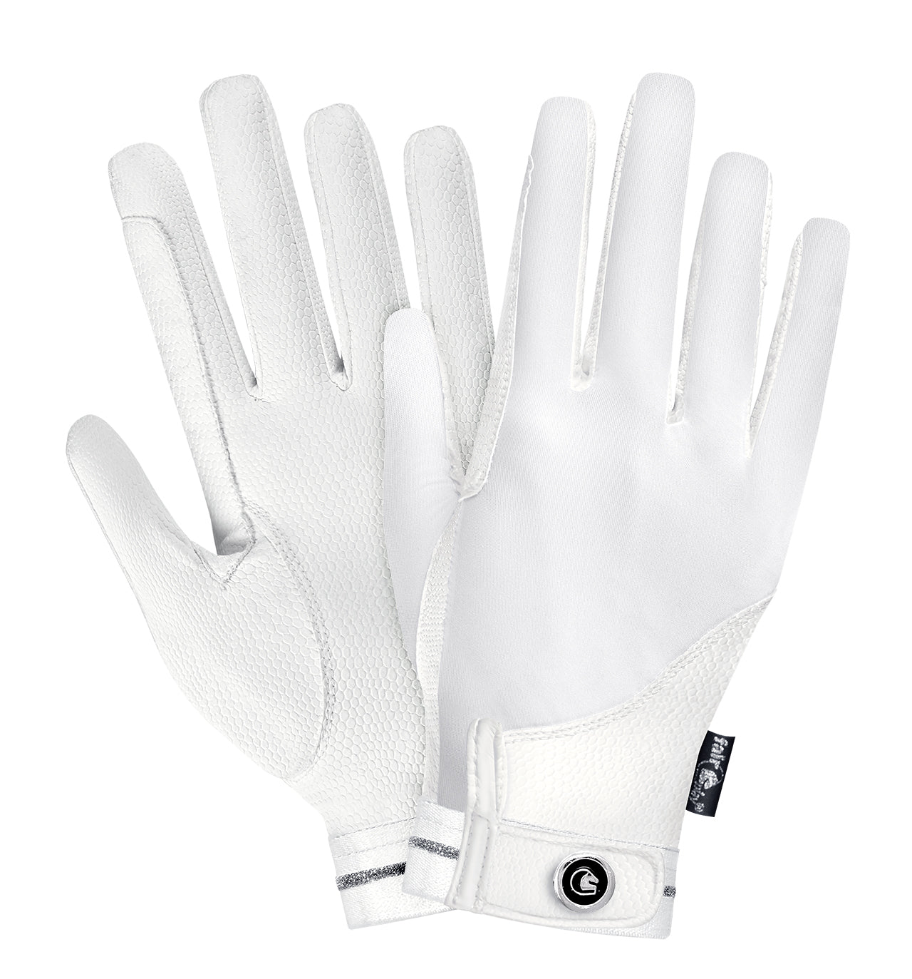 Fairplay Revel Riding Gloves-Competition White