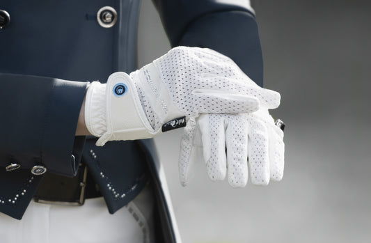Fairplay Flash Competition Riding Gloves-white