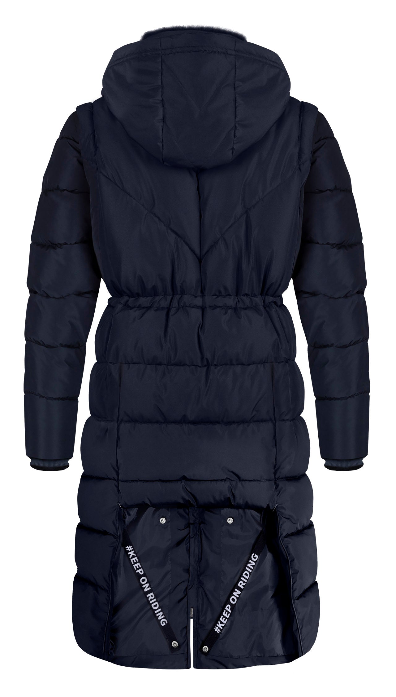 FairPlay Sia long padded coat detachable sleeves