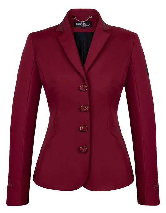 Fairplay Taylor Chic Competition Jacket-Burgundy