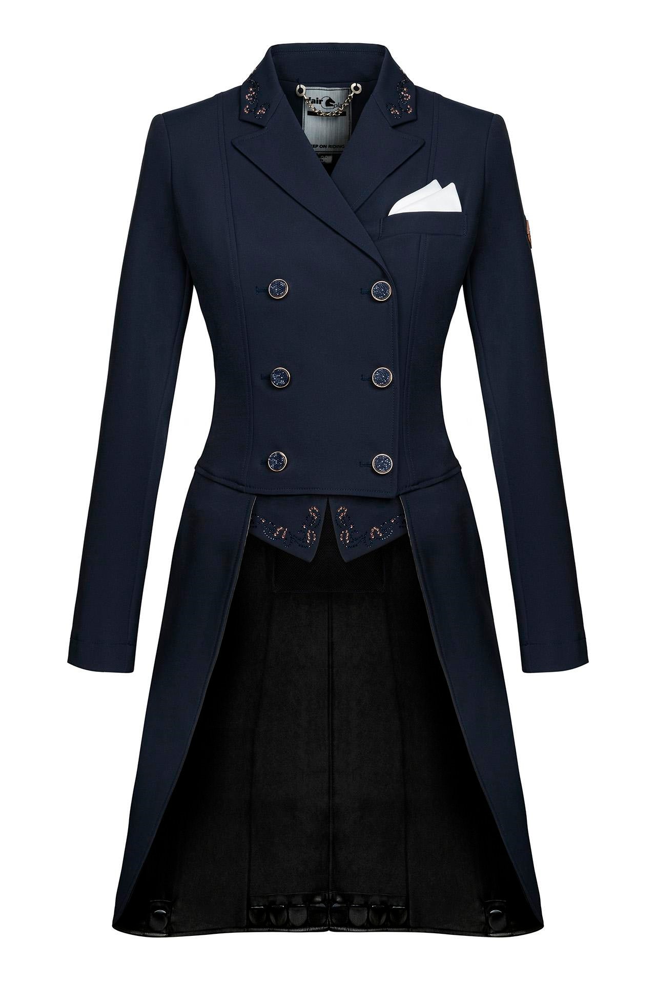 Fairplay Dorothee Chic Dressage tailcoat in Navy or Black