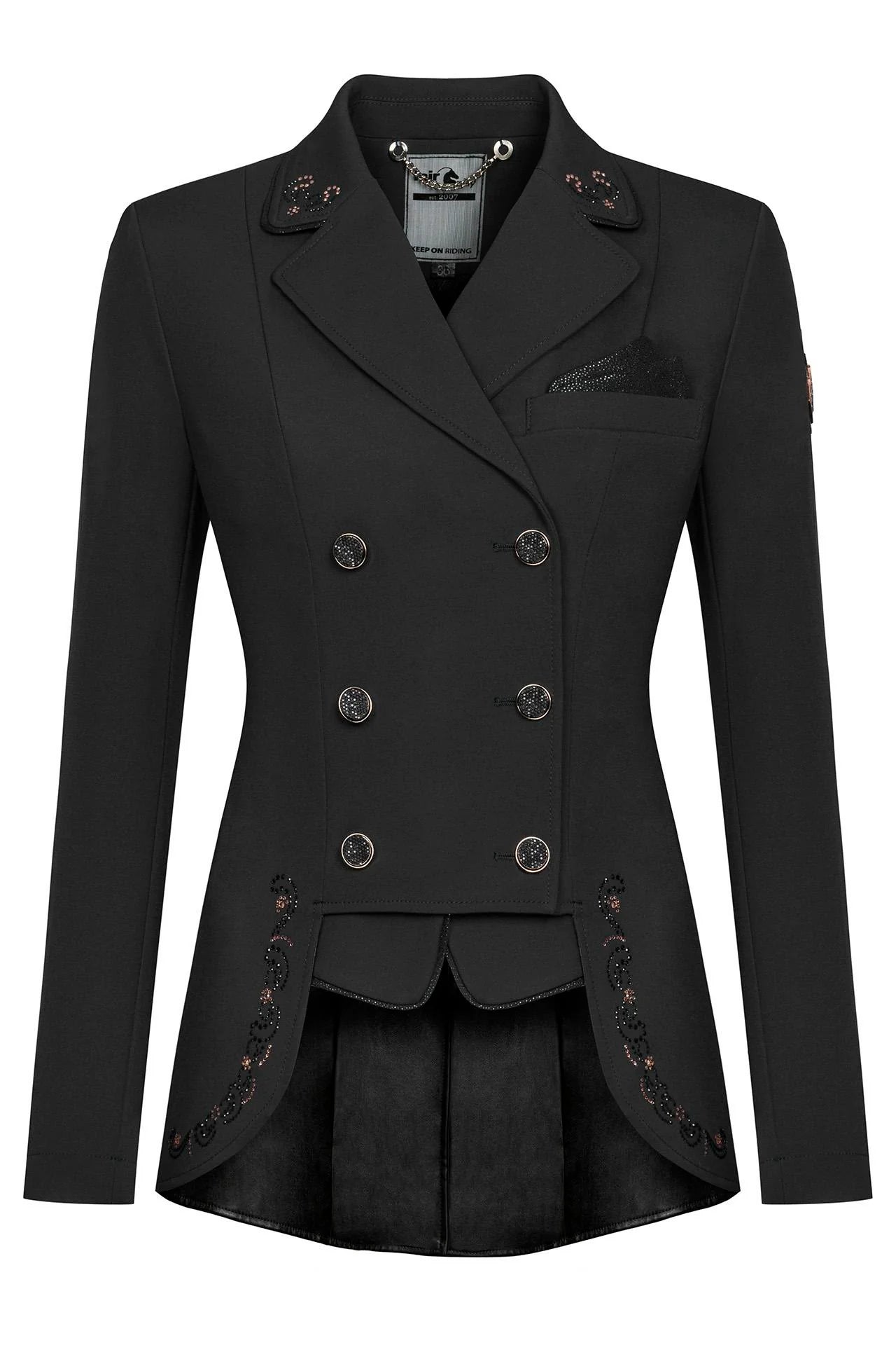 Fairplay Lexim Chic Competition Jacket - Black-Rose Gold Ltd Edition