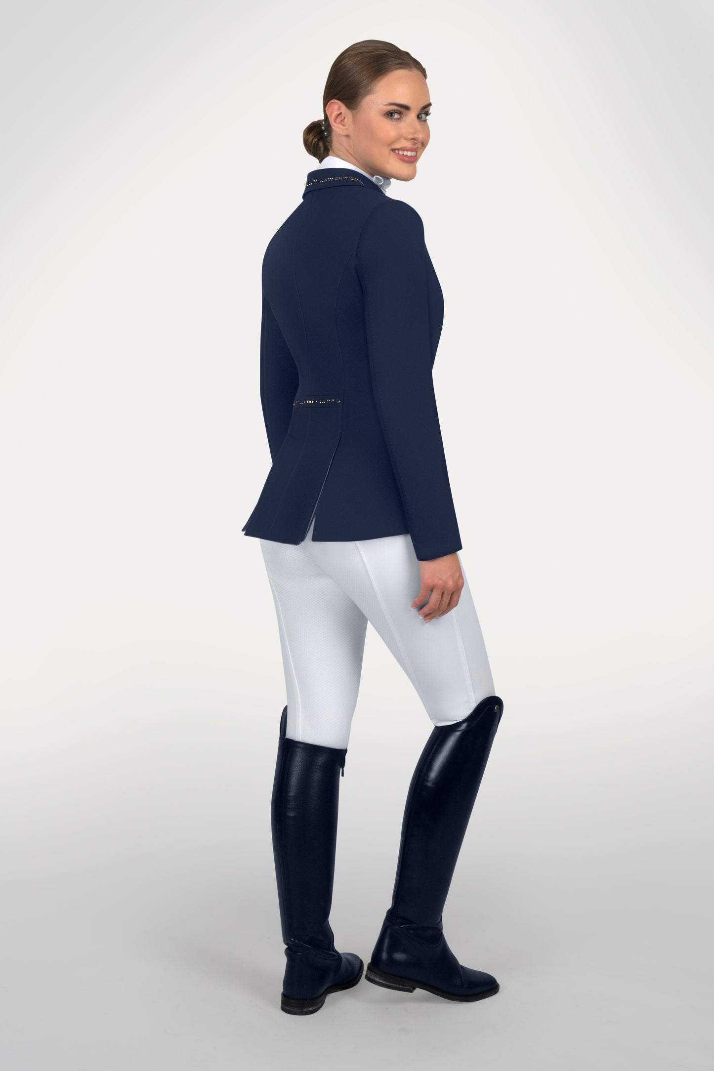 Fairplay Reiko Short Tails Competition Jacket-Royal Berry