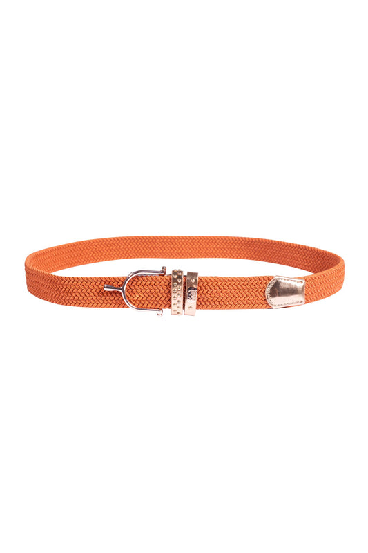 Elastic belt -Edinburgh -Brandy/Orange