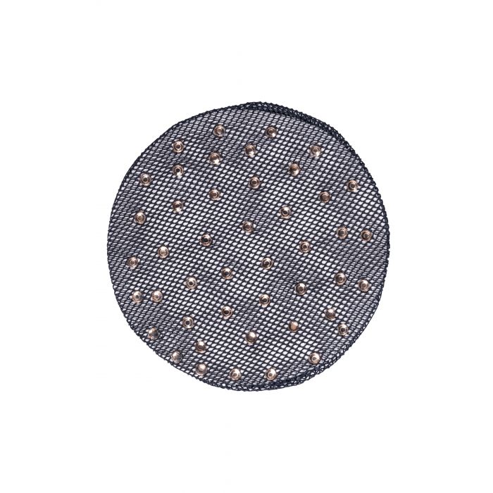 Hair net - rose gold sparkle