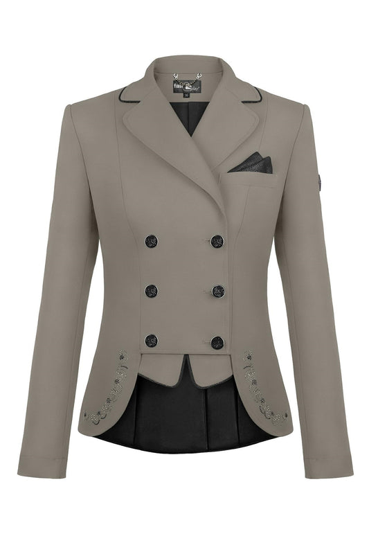 Fairplay Lexim Chic Dressage Short Tails Jacket - Almond Frost