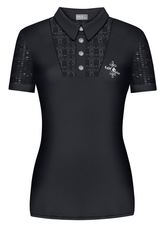 Fairplay Alina Polo shirt -Black