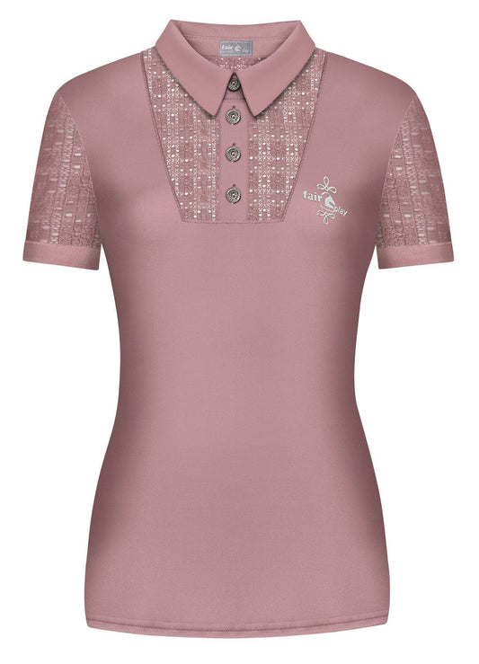 Fairplay Alina Polo shirt - Dusty Pink