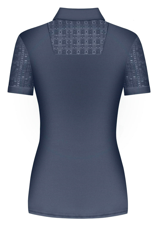 Fairplay Alina Polo shirt - Steel Blue