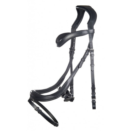 HKM Anatomical Bridle with rubber reins