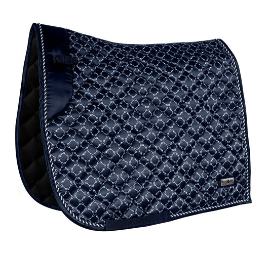 Fairplay Maxx Bits Saddle Pad - Dressage/Navy