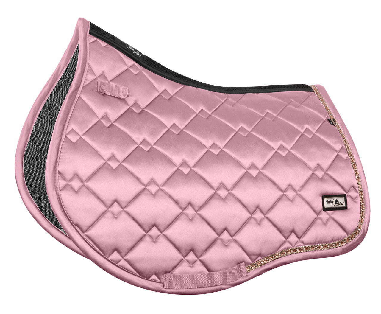Fairplay Saddle Pad AZURYT CERAMIC  Dusty Pink/Rose Gold
