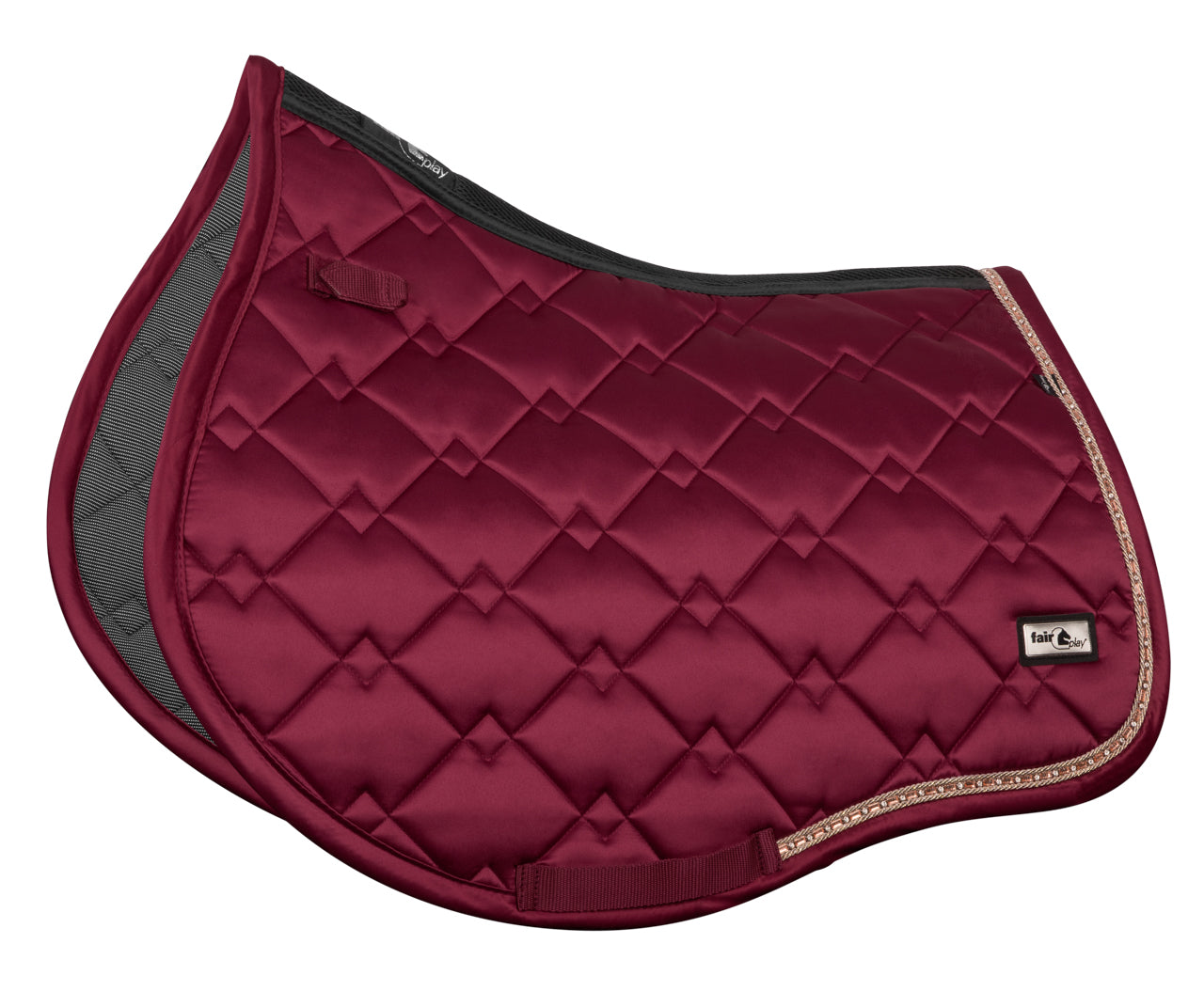 Fairplay Azuryt Ceramic Tec Saddle Pad Burgundy Rose Gold Ltd edition