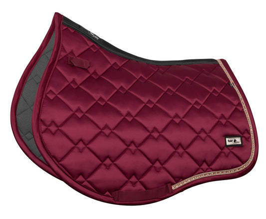 Fairplay Azuryt Ceramic Tec Saddle Pad Burgundy Rose Gold Ltd edition