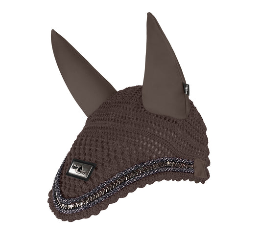 Fairplay Hexagon arrow ear bonnet - Taupe Grey