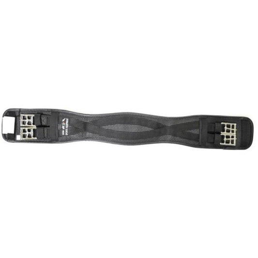 HKM PVC gel padded dressage girth snap fasten