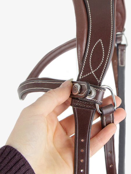 PS of Sweden Throatlatch Flat w/ Light Stitches