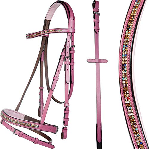 HKM Santa Fe Posh Pony Bridle with matching reins