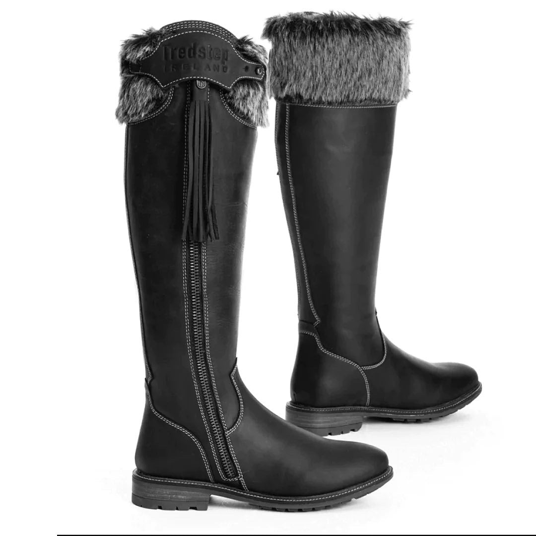 Tredstep Ireland Shannon H20 Fur Country Boots-Black