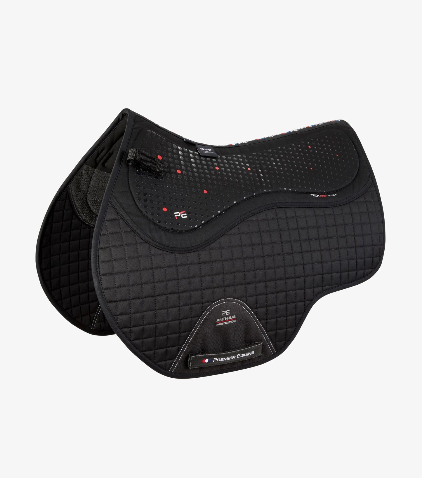 Premier Equine Close Contact Tech Grip Pro Anti-Slip Saddle Pad - GP/Jump Square