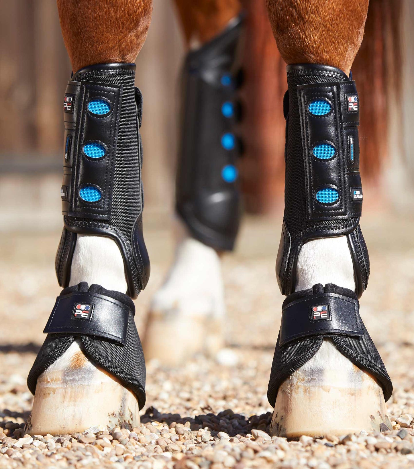 Premier Equine Air Cooled Original Eventing Boots - FRONT