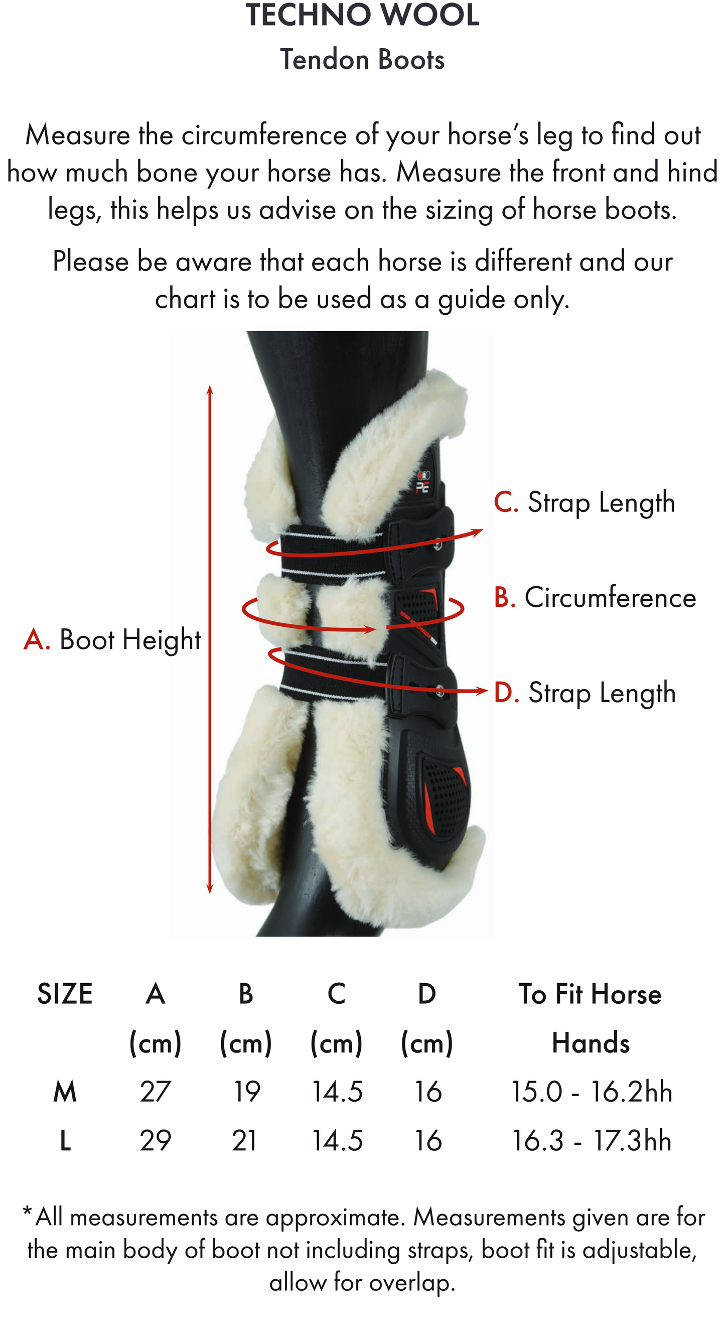 Premier Equine Techno Wool Tendon Boots