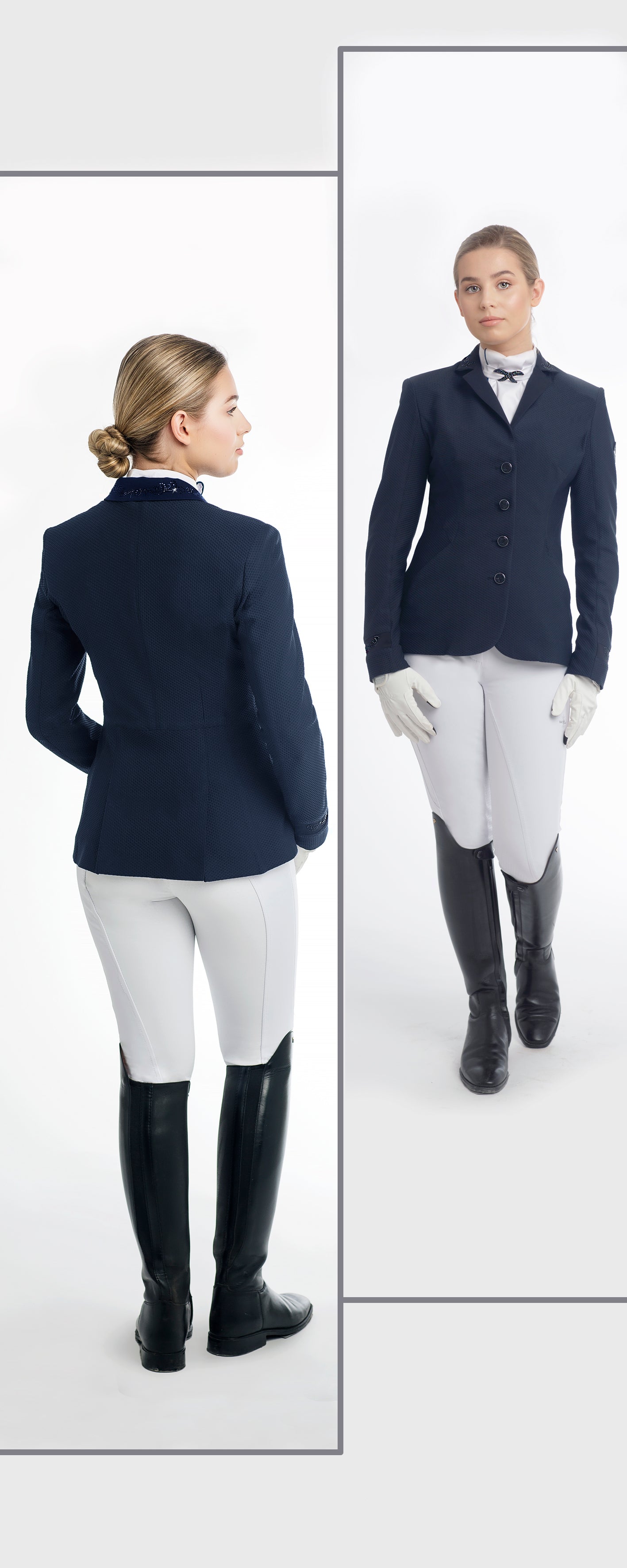 Fairplay Taylor Chic Competition Jacket-Navy